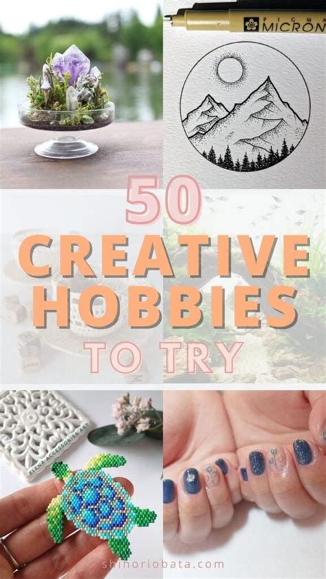 50 Super Fun Creative Hobbies to Start