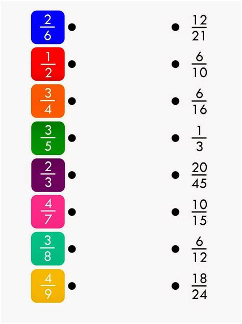 Match Equivalent Fractions