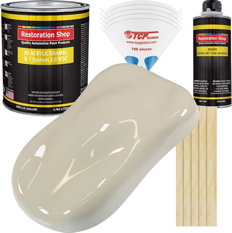 Restoration Shop Olympic White Acrylic Enamel Auto Paint Complete Gallon Paint