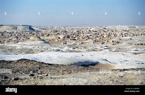 White Desert rock formation Egypt Stock Photo - Alamy