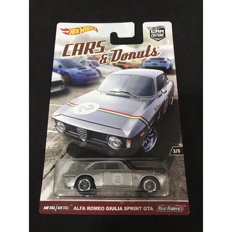 風火輪 hot wheels 愛快 Alfa 羅密歐 romeo giulia sprint gta 精裝 膠胎 蝦皮購物