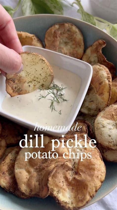 Homemade Dill Pickle Potato Chips Air Fryer Artofit