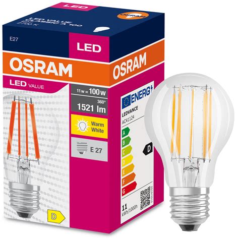 Bec Led Osram E W W Lm Lumina Calda K Clasa