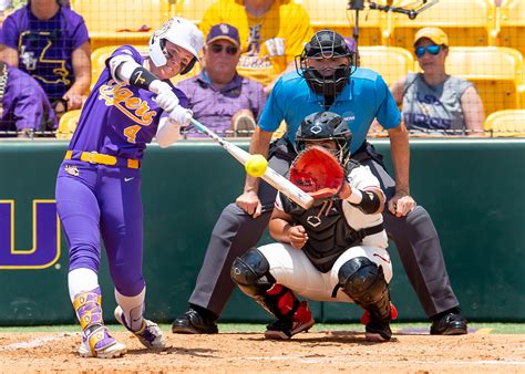 Lsu Softball Upended By Stanford After Controversial Call Spurs Rally