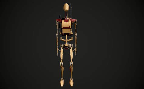 B1 Battle Droid - 3D Model by KATEDRA604