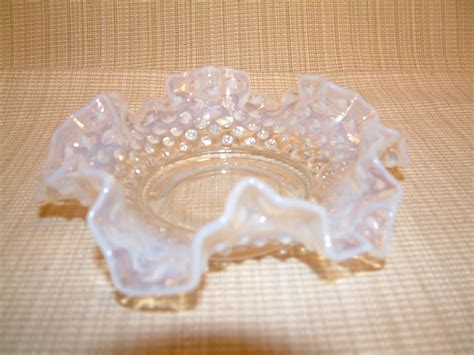 Fenton French Opalescent Hobnail Bonbon Salado Creek Antiques