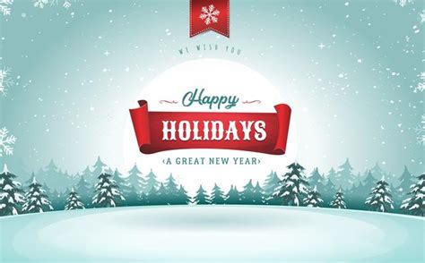 Happy Holidays Banner Vector Art, Icons, and Graphics for Free Download