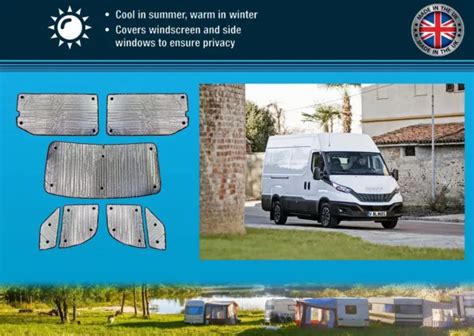 STORES THERMIQUES POUR Camping Car Iveco Daily 14 23 Ensemble Complet