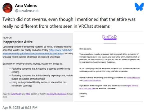 VTuber Slams Twitch For Incoherent Attire Rules After VRchat Bikini Gets Her Banned Cirrkus News