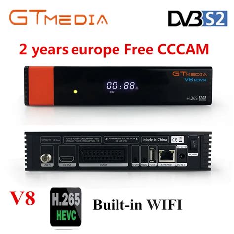 GT Media V8 Nova DVB S2 Freesat Satellite Receiver V8 Super New Version