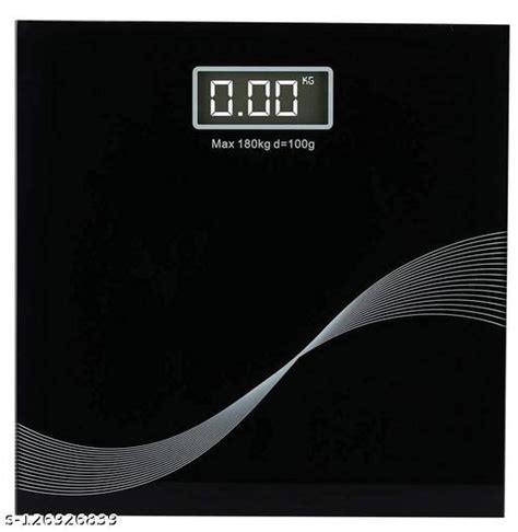 Electronic Thick Tempered Glass Lcd Display Digital Personal Bathroom