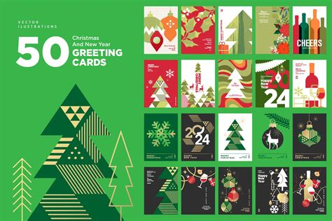 Christmas And New Year Greeting Cards 4 - Design Cuts