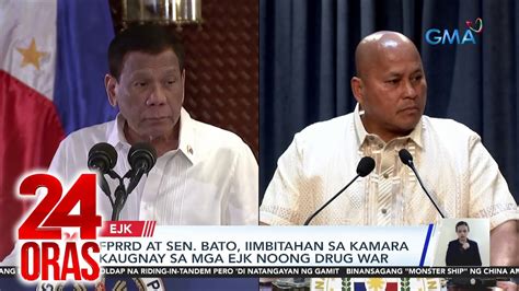 Fprrd At Sen Bato Iimbitahan Sa Kamara Kaugnay Sa Mga Ejk Noong Drug