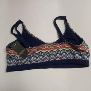 Xhilaration Swim Nwt Blue Bikini Top Xl Peekaboo Poshmark