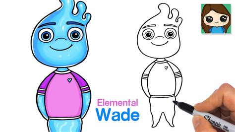 How To Draw Wade Elemental YouTube