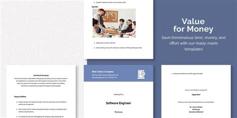 Software Engineer Job Advertisement Template In Word Pages Google