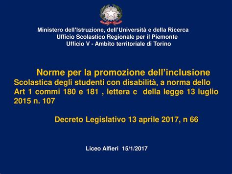 Norme Per La Promozione Dellinclusione Ppt Scaricare