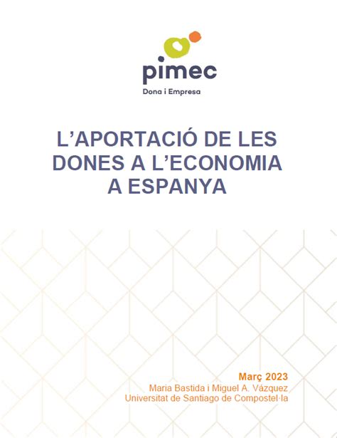 Laportaci De Les Dones A Leconomia Despanya Ascef