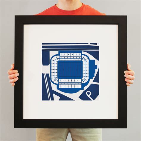 Stamford Bridge Map Art by City Prints - The Map Shop