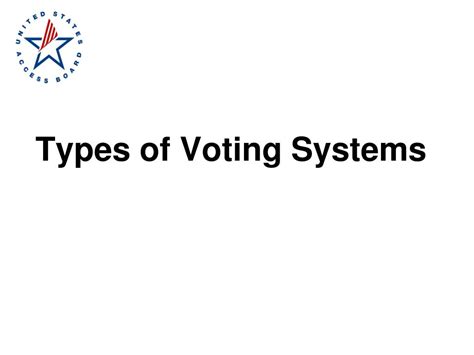 PPT - Voting Systems Accessibility PowerPoint Presentation, free ...