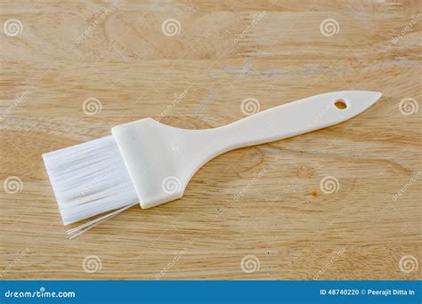 Pastry Brush Baking Utensils On Wood Background Stock Photo Image Of