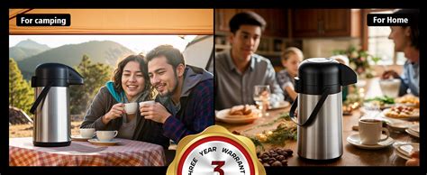 Amazon Airpot Coffee Carafe For Keeping Hot Oz L Large Coffee Dispenser With Pump