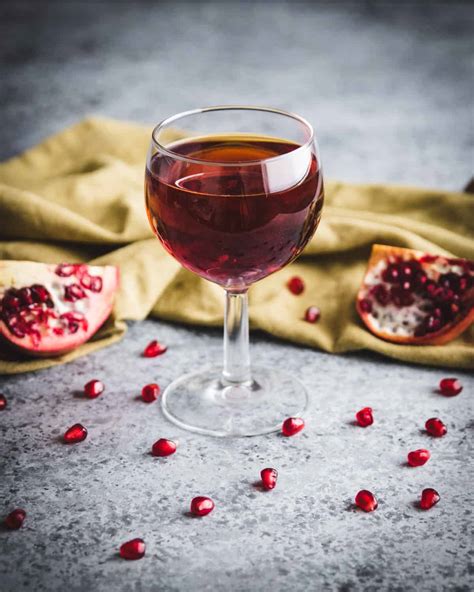 Homemade Spiced Pomegranate Wine