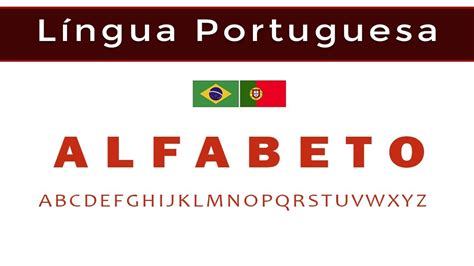 LÍNGUA PORTUGUESA ALFABETO PRONÚNCIA PORTUGUÊS Alphabet