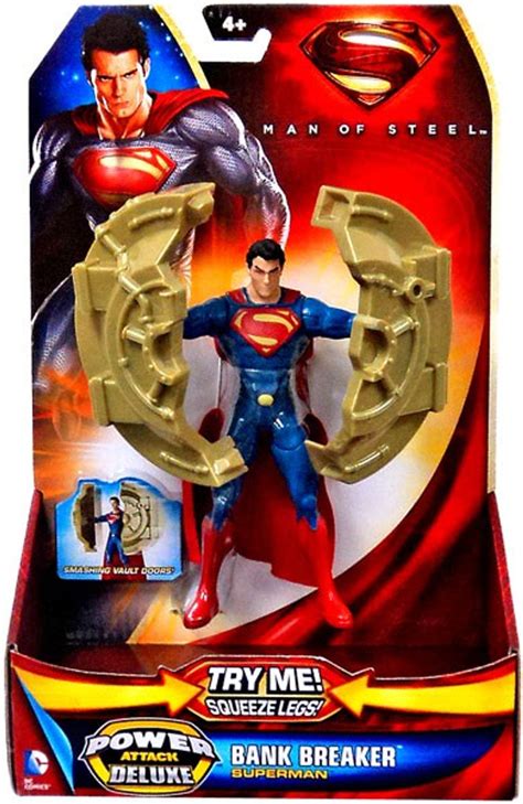 Superman Man Of Steel Power Attack Deluxe Superman Action Figure Bank