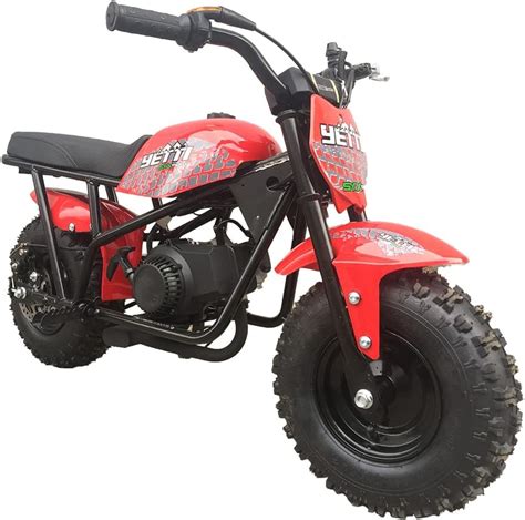 Buy Syx Moto 50cc Mini Dirt Bike Yetti Kids Gas Power Motorcyle Pit