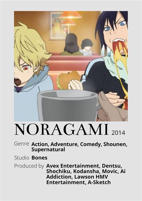 Noragami Anime Minimalist Poster 😊 Information Taken From And