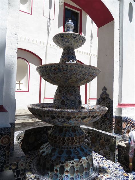 Fuente De Las Tres Teresas En Ex Hacienda De Chautla Puebla Mexico