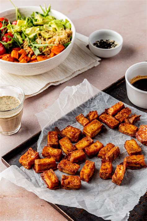 Knapperige Tofu Uit De Oven Living The Green Life