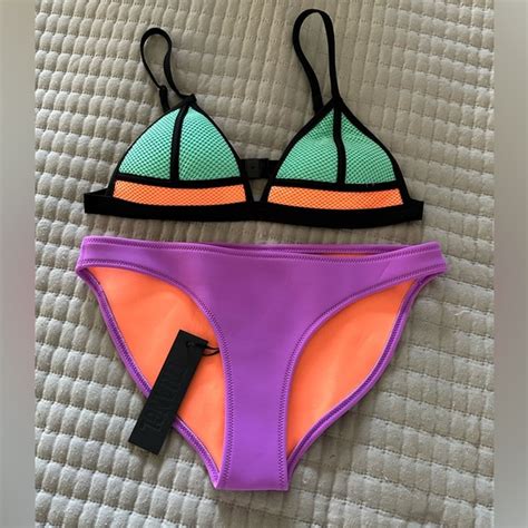 Triangl Swimwear Swim Nwt Triangl Bikini Retro Poshmark