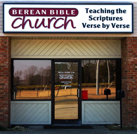 Berean Bible Church: Our Location