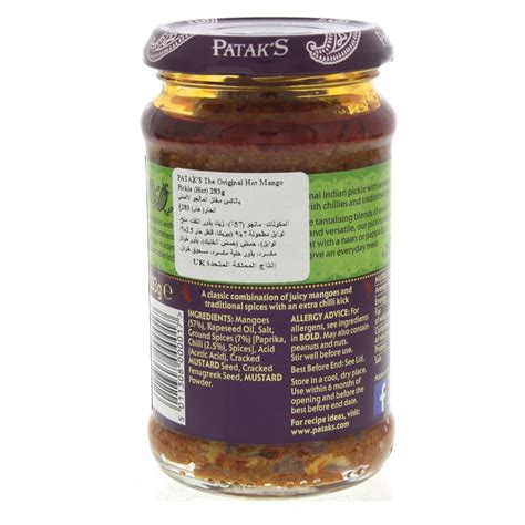 Patak S The Original Hot Mango Pickle G Online At Best Price Lulu UAE