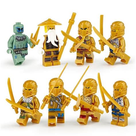 Golden Sets Ninjago Season Minifigures Lego Compatible Toy