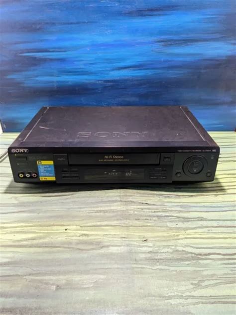 Sony Video Cassette Recorder Slv Hf Vcr Vhs Player No Remote