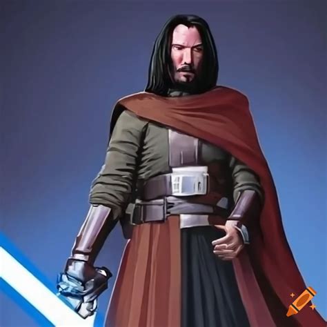 Keanu Reeves Portrayed As Jedi Knight Revan On Craiyon