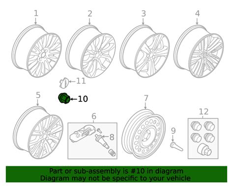 2012 2021 Ford Oem New Ford 2015 2018 Escape Fusion Focus Fiesta 17 Wheel Lug Nut Cv6z1012d
