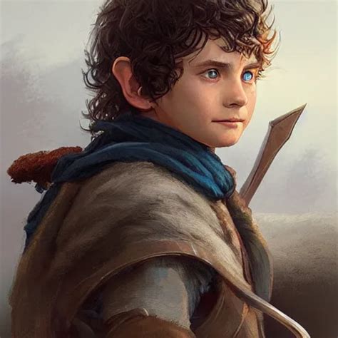 Masterpiece Portrait Of A Young Rpg Hobbit Dandd Stable Diffusion