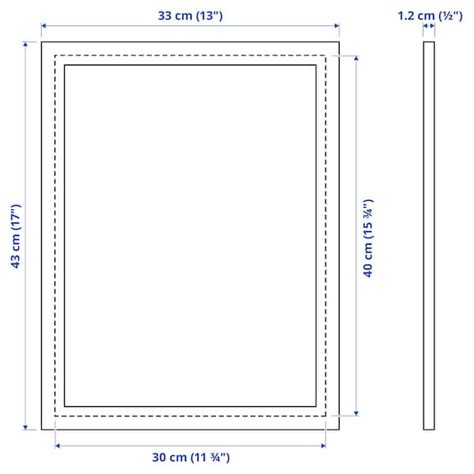 Fiskbo Black Picture Frame 30x40 Cm Ikea