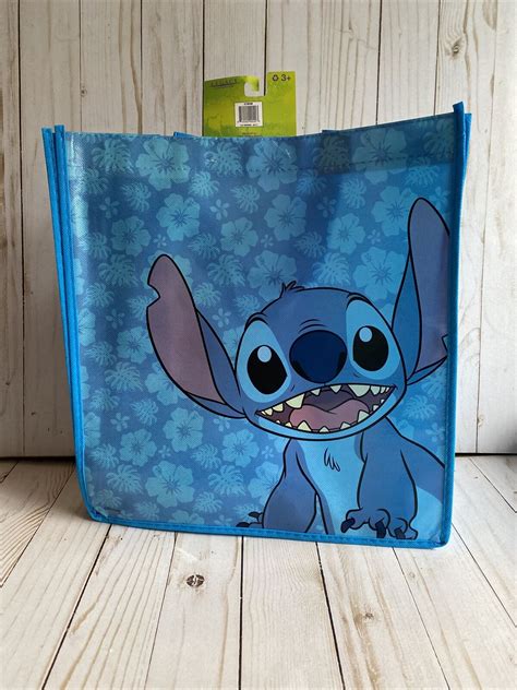 Lilo And Stitch Ohana Set Of Disney Reusable Tote Gift Bag Licensed