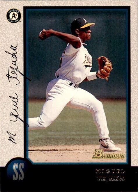 Bowman Miguel Tejada Oakland Athletics Ebay