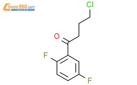 1216260 42 2 4 Chloro 1 2 5 difluorophenyl butan 1 one化学式结构式分子式mol