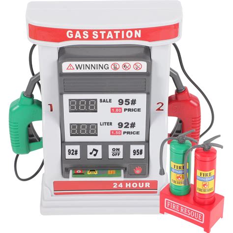 1 Set of Gas Station Voice Swiping Card Model Gas Station Toy ...