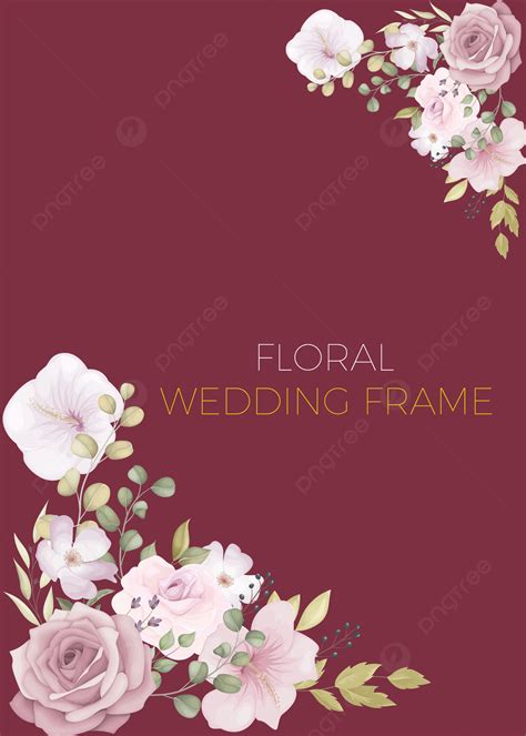 Floral Wedding Background With White Flower Wallpaper Image For Free Download - Pngtree