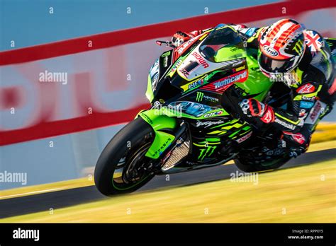 Melborune Australia Rd Feb Jonathan Rea Riding For Kawasaki