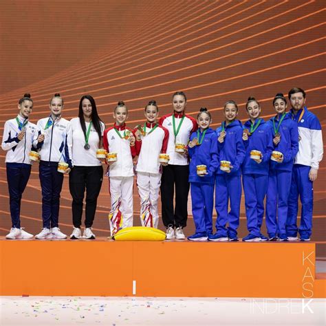 România campioană europeană la gimnastică ritmică Junioara Amalia