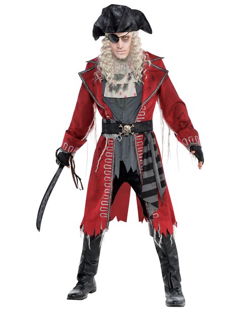 Déguisement pirate zombie rouge homme Deguise toi achat de